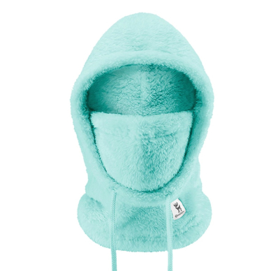 Qunature Arctic Velvet Balaclava slidinėjimo kaukė Dydis M – mėtų