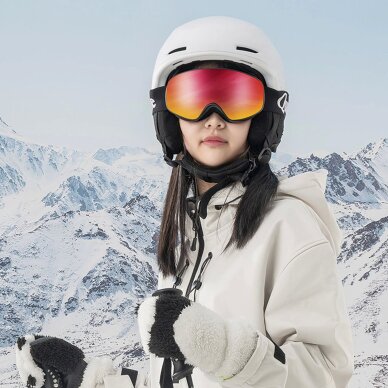 Vaikiški slidinėjimo akiniai Qunature Black (dydis M/L) – juodi 8 Vaikiški slidinėjimo akiniai Qunature Black (dydis M/L) – juodi 8