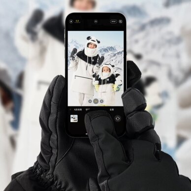 Slidinėjimo pirštinės Qunature Finger Style dydis L – juodos 1