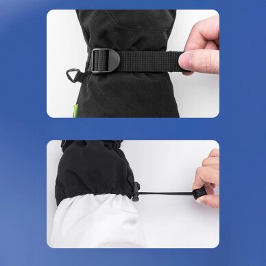 Slidinėjimo pirštinės Qunature Finger Style dydis L – juodos 2 Slidinėjimo pirštinės Qunature Finger Style dydis L – juodos 2