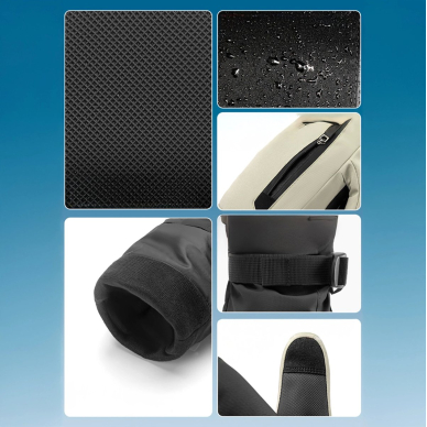 Qunature Full Length Slidinėjimo pirštinės Dydis L – šviesiai rudos 4