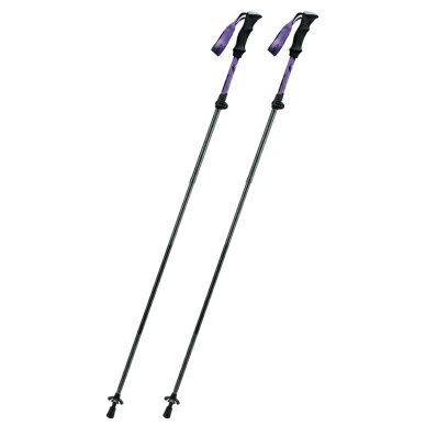 Žygio lazdos Qunature Nordic Walking Trekking Poles aliumininės 110–130 cm – violetinės