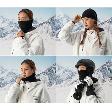 Kaklo mova Qunature Oli Ski Neck Warmer dydis L – juoda 4 Kaklo mova Qunature Oli Ski Neck Warmer dydis L – juoda 4