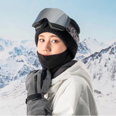 Kaklo mova Qunature Oli Ski Neck Warmer dydis L – juoda 5