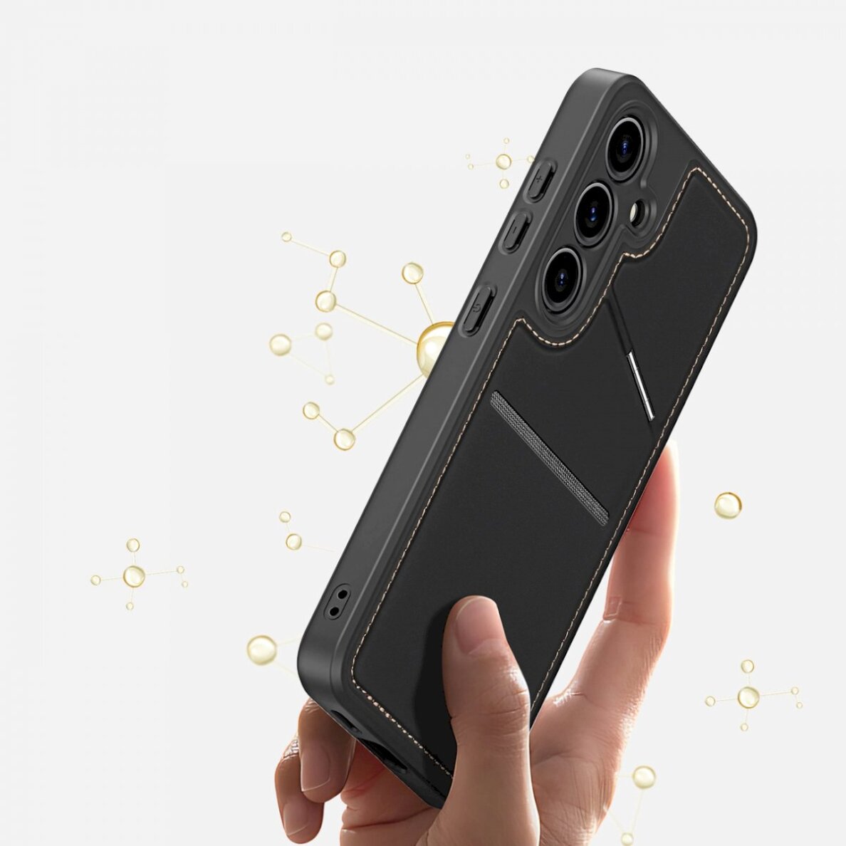 Akcija! Dėklas Rafi II Mag case for Samsung S24 - Juodas  12