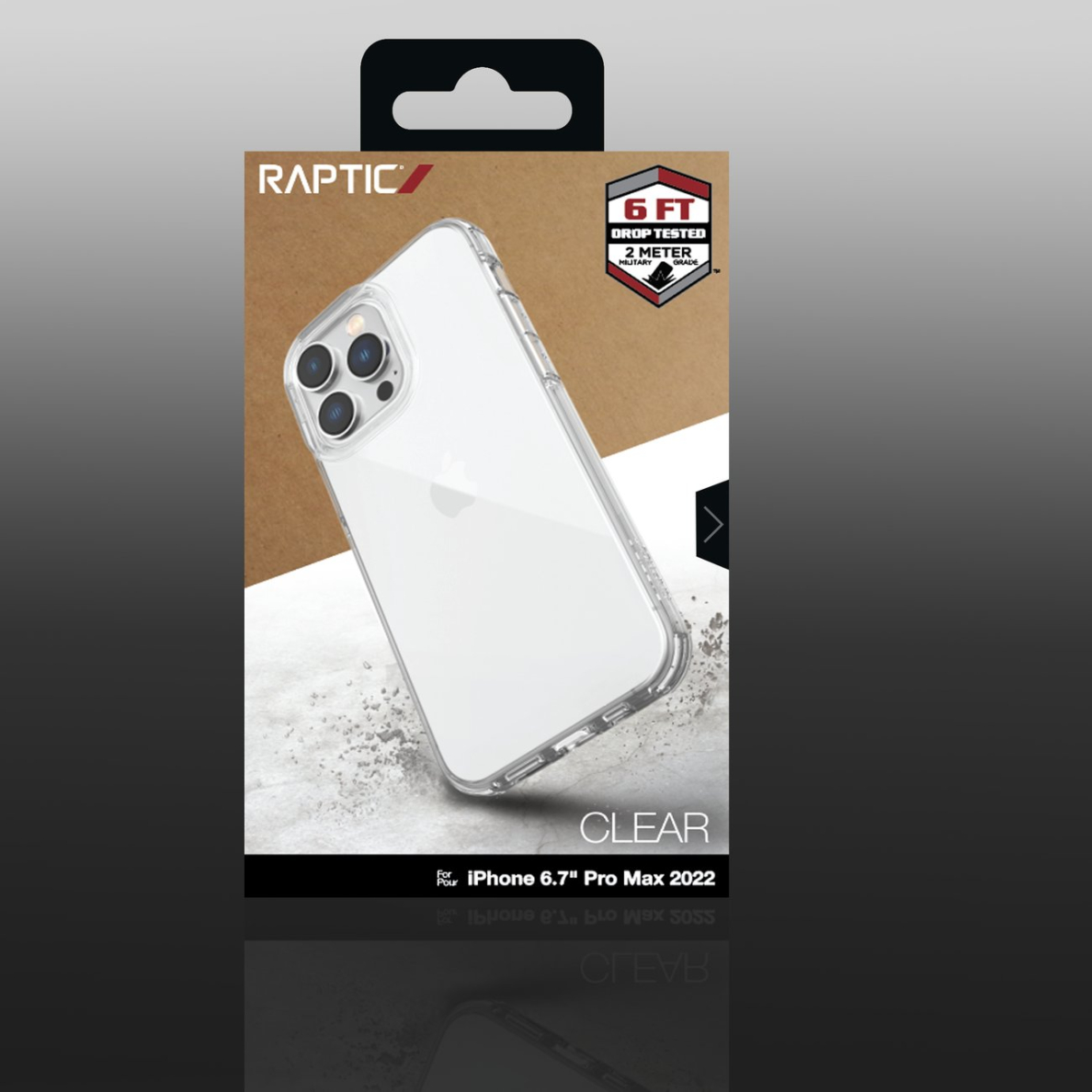 Dėklas Raptic Clear Case iPhone 14 Pro Max Skaidrus 2 Dėklas Raptic Clear Case iPhone 14 Pro Max Skaidrus 2
