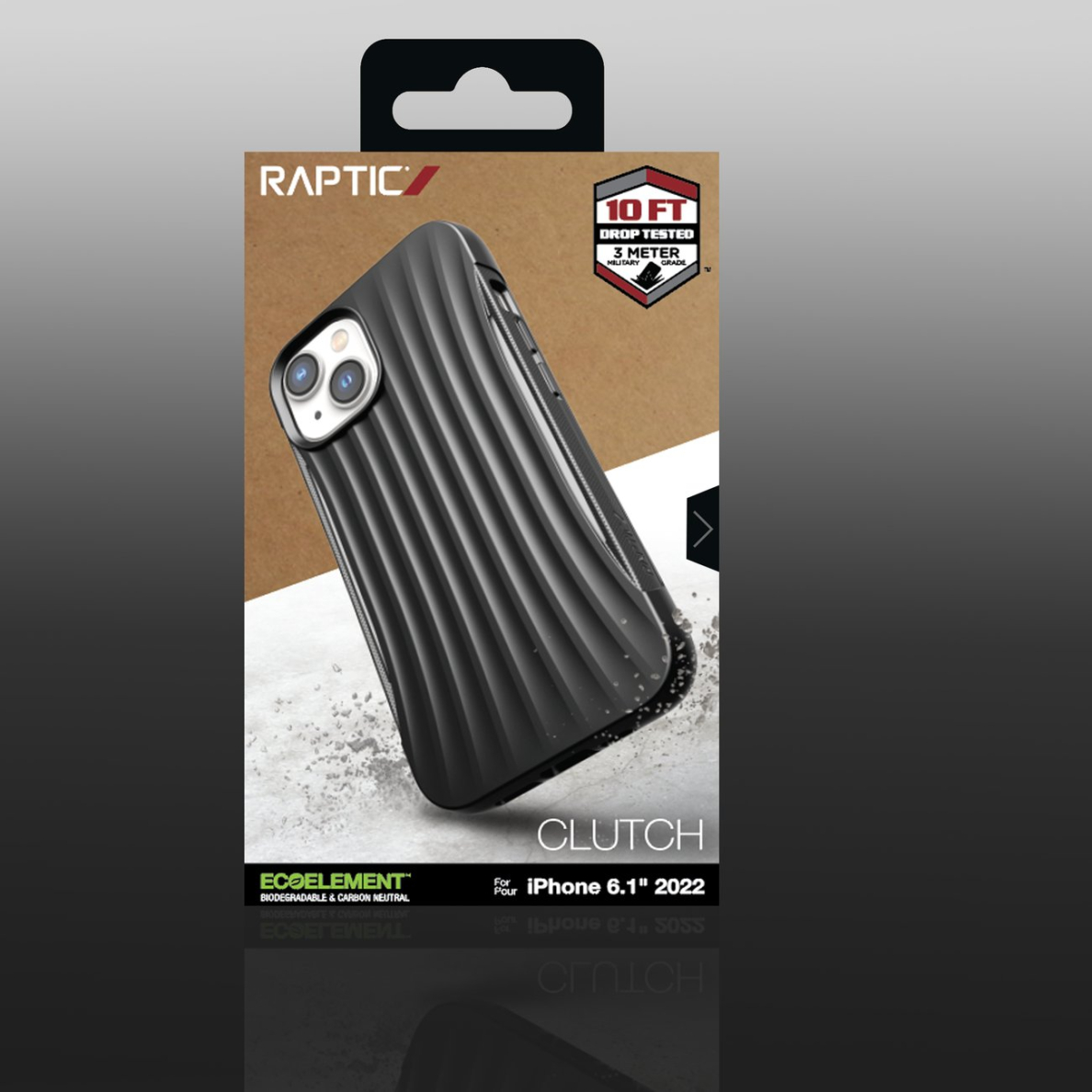 Dėklas Raptic Clutch Case iPhone 14 Juodas 4 Dėklas Raptic Clutch Case iPhone 14 Juodas 4