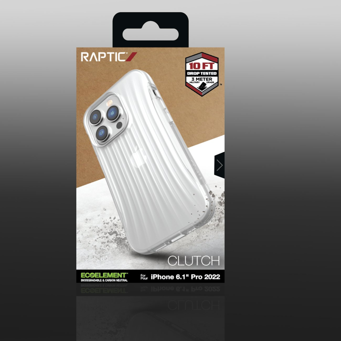 Dėklas Raptic Clutch Case iPhone 14 Pro Permatomas 4 Dėklas Raptic Clutch Case iPhone 14 Pro Permatomas 4