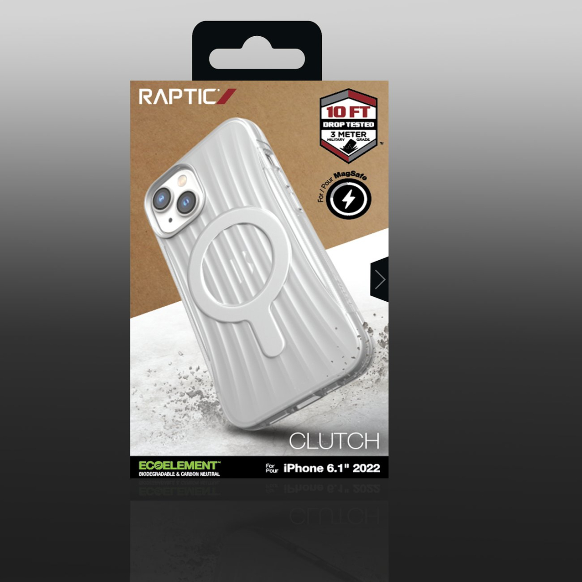 Dėklas Raptic Clutch Case iPhone 14 with MagSafe Skaidrus 5 Dėklas Raptic Clutch Case iPhone 14 with MagSafe Skaidrus 5