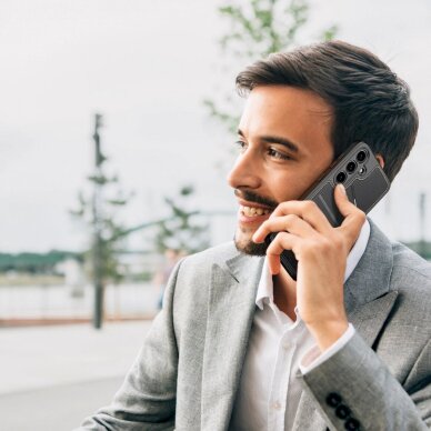 Akcija! Dėklas Rafi II Mag case for Samsung S24 - Juodas  11