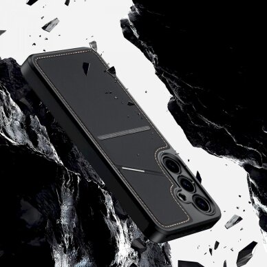 Akcija! Dėklas Rafi II Mag case for Samsung S24 - Juodas  13