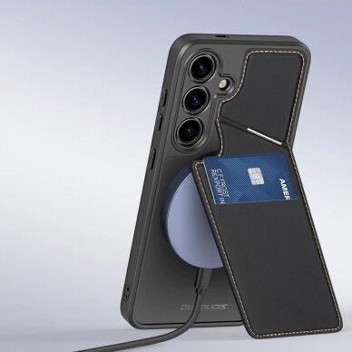 Dėklas Rafi II Mag case for Samsung S24 - Juodas 5 Dėklas Rafi II Mag case for Samsung S24 - Juodas 5