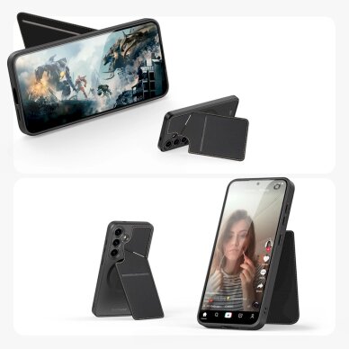 Akcija! Dėklas Rafi II Mag case for Samsung S24 - Juodas 7 Akcija! Dėklas Rafi II Mag case for Samsung S24 - Juodas 7