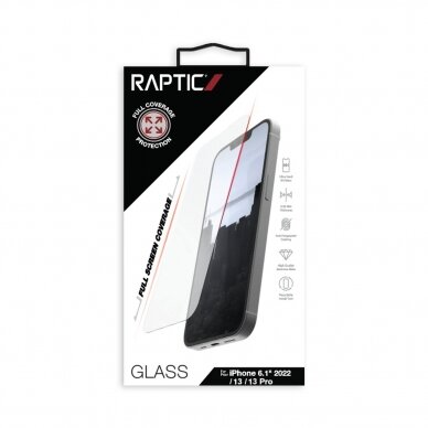 Ekrano apsauga Raptic X-Doria Full Glass iPhone 14 2