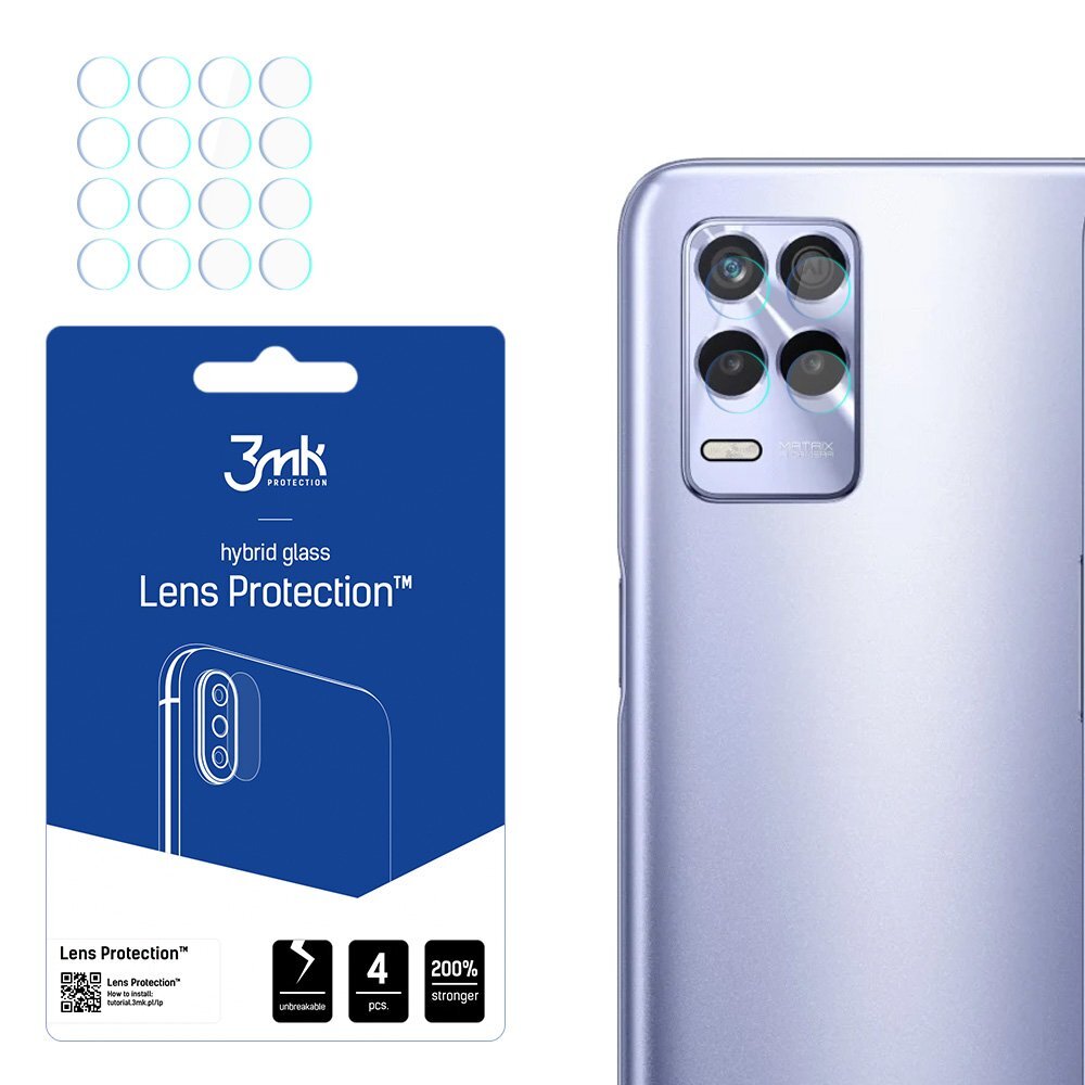 Realme 8s 5G 3mk Lens Protection kameros stiklas Realme 8s 5G 3mk Lens Protection kameros stiklas