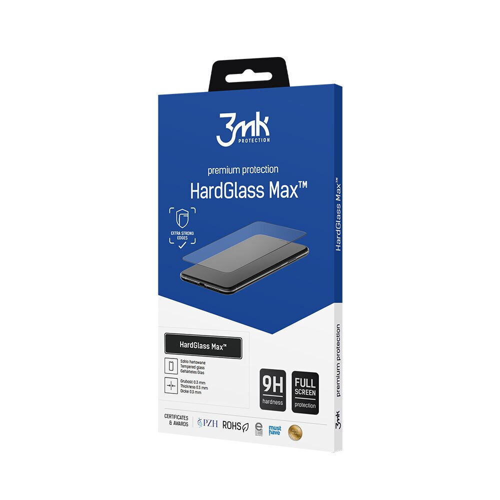 Xiaomi Realme 9 Pro 3mk HardGlass Max Black sustiprintas Full Coverage grūdintas stiklas 1