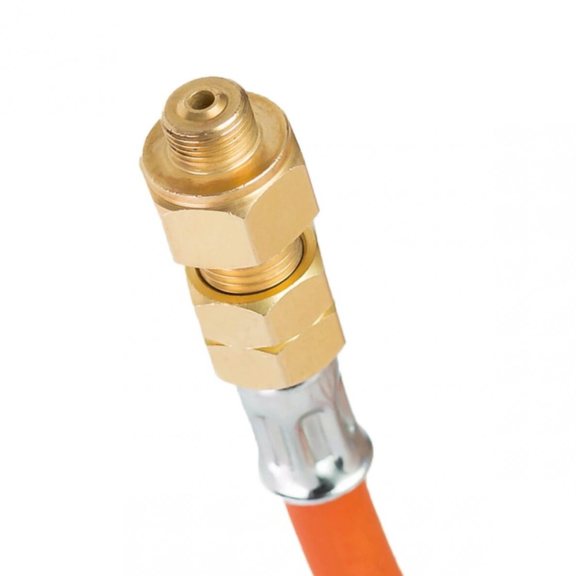 Reduction connection to a tourist gas cylinder G 3/8 L - 7/16 hose 1.5 m 2 Reduction connection to a tourist gas cylinder G 3/8 L - 7/16 hose 1.5 m 2