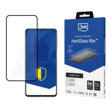 Samsung Galaxy M53 5G 3mk HardGlass Max Black sustiprintas grūdintas stiklas Samsung Galaxy M53 5G 3mk HardGlass Max Black sustiprintas grūdintas stiklas