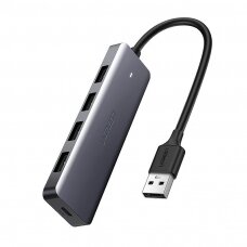 [RETURNED ITEM] Ugreen USB - 4x USB 3.2 Gen 1 HUB with micro USB power port gray (CM219 50985)