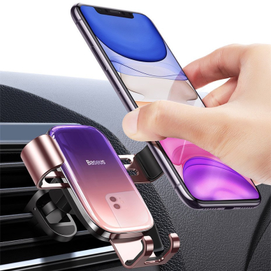 [RETURNED ITEM] Baseus Glaze Gravity Car Mount black (SUYL-LG01) 8