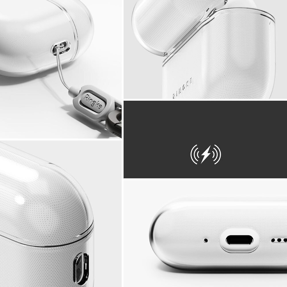 AirPods Pro 3 Ringke Air dėklas – skaidrus 2 AirPods Pro 3 Ringke Air dėklas – skaidrus 2