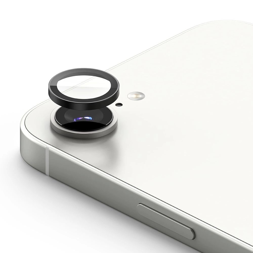 Ringke kameros rėmelio apsauga (2 vnt.) skirtas iPhone 16e – juoda 2 Ringke kameros rėmelio apsauga (2 vnt.) skirtas iPhone 16e – juoda 2