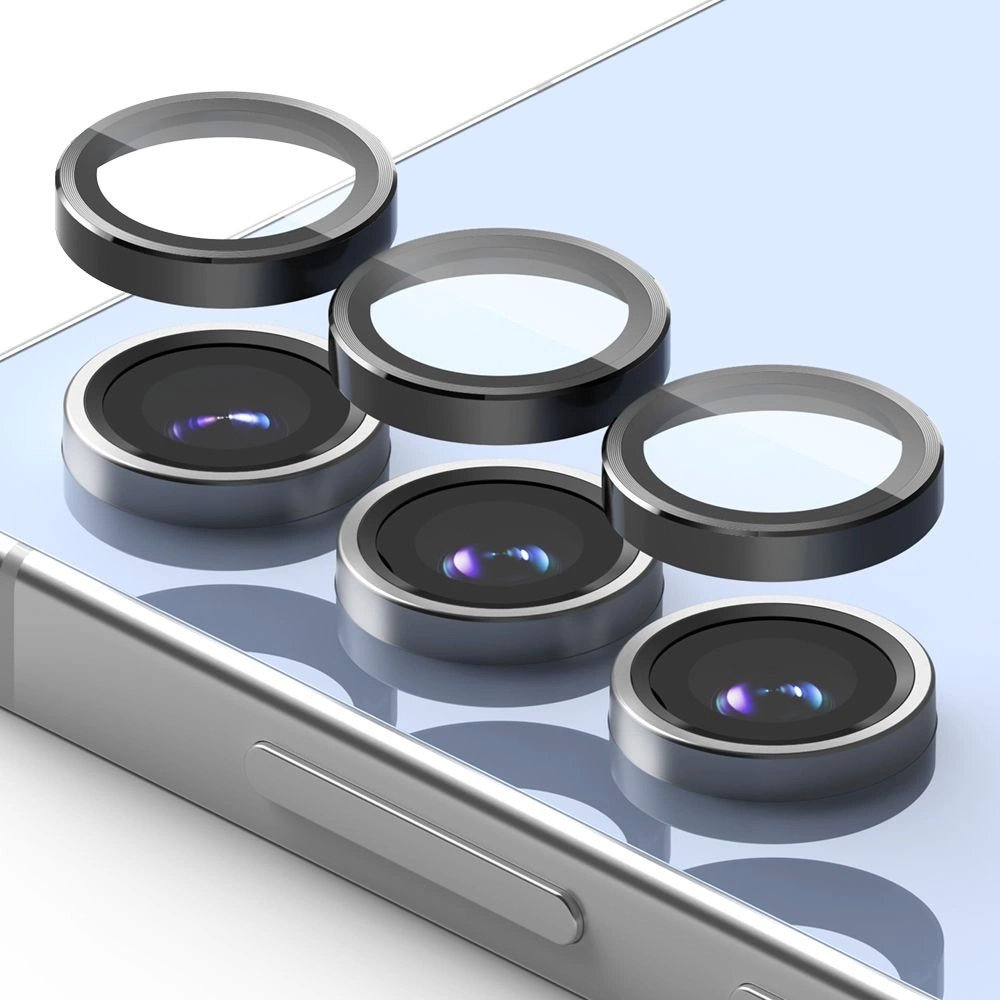 Ringke kameros rėmelio apsauga (2 vnt.) skirtas Samsung Galaxy S24 FE – juoda 3 Ringke kameros rėmelio apsauga (2 vnt.) skirtas Samsung Galaxy S24 FE – juoda 3