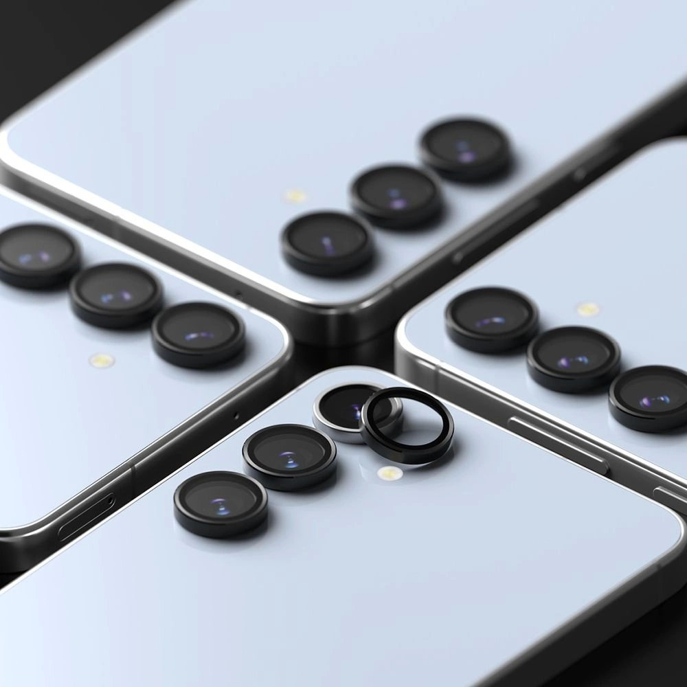 Ringke kameros rėmelio apsauga (2 vnt.) skirtas Samsung Galaxy S24 FE – juoda 5 Ringke kameros rėmelio apsauga (2 vnt.) skirtas Samsung Galaxy S24 FE – juoda 5