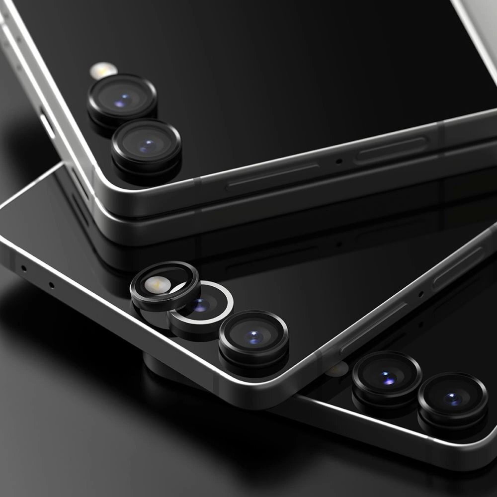 Samsung Galaxy Z Flip 7 Ringke Camera Frame Protector kameros apsauga, 2 vnt. – juoda 4