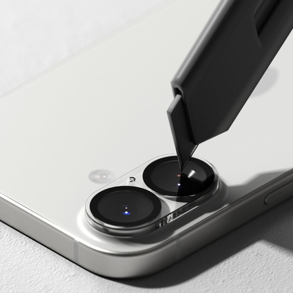 iPhone 17 Ringke Camera Full Cover kameros apsauga, 2 vnt. – juoda 4