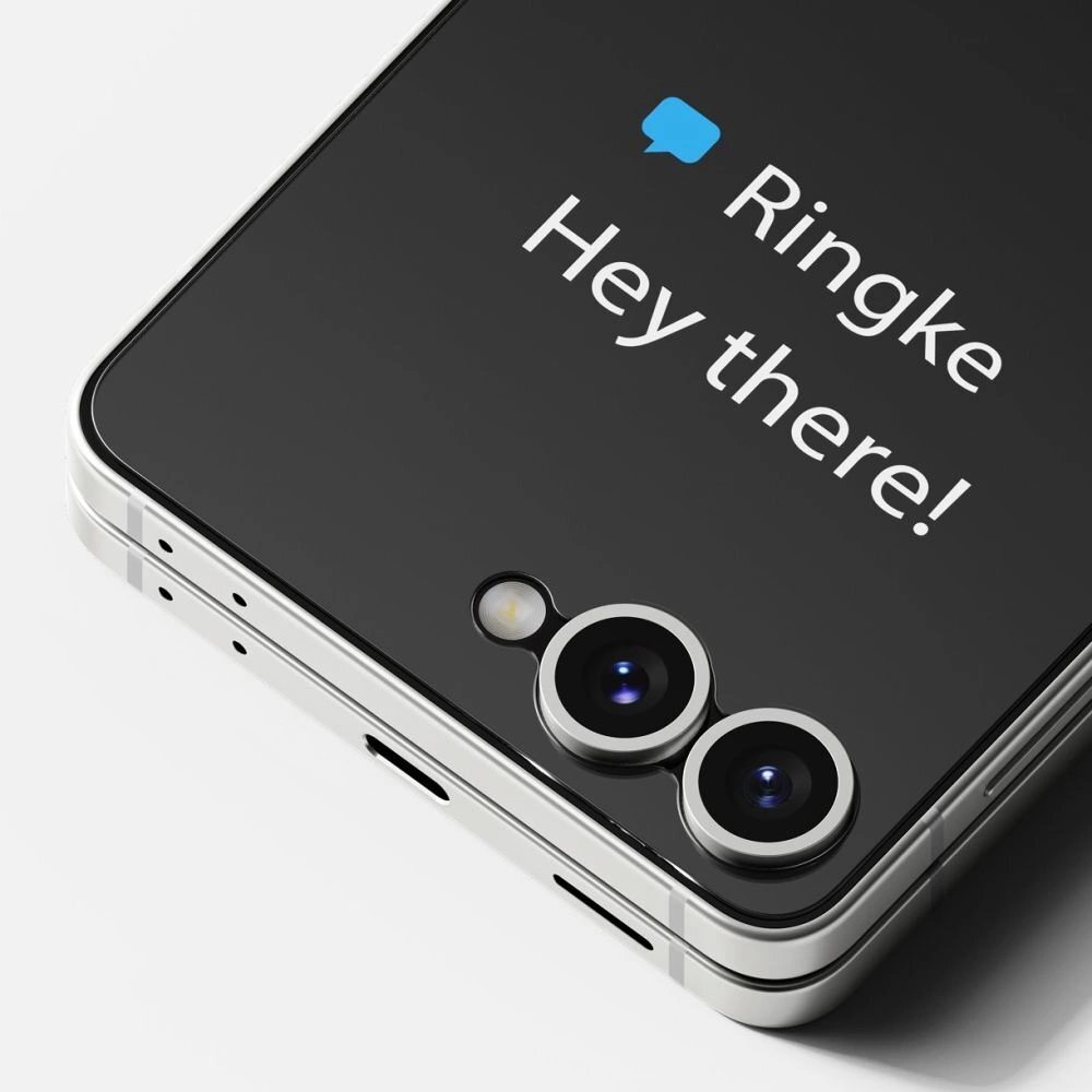 Samsung Galaxy Z Flip 7 Ringke Cover Display Easy Slide grūdintas stiklas, 2 vnt. – skaidrus 4