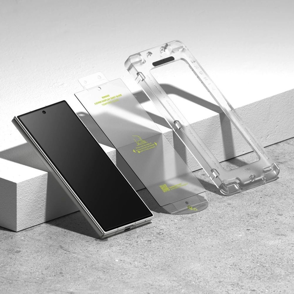 Samsung Galaxy Z Fold 7 Ringke Cover Display Easy Slide grūdintas stiklas (2 vnt.) – skaidrus 6