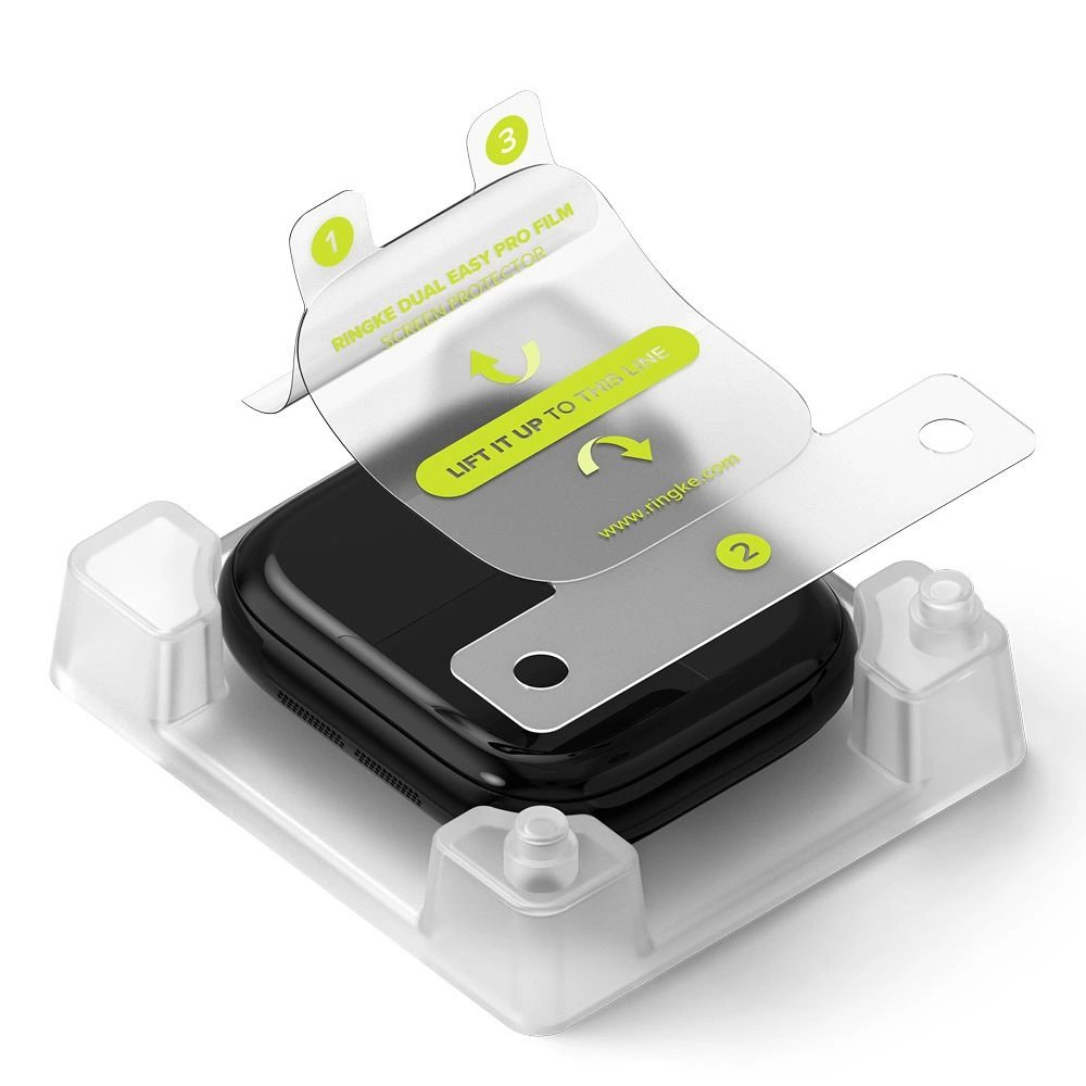 Apple Watch 10 46 mm Permatoma apsauginė plėvelė Ringke Dual Easy Pro 2 vnt. 2