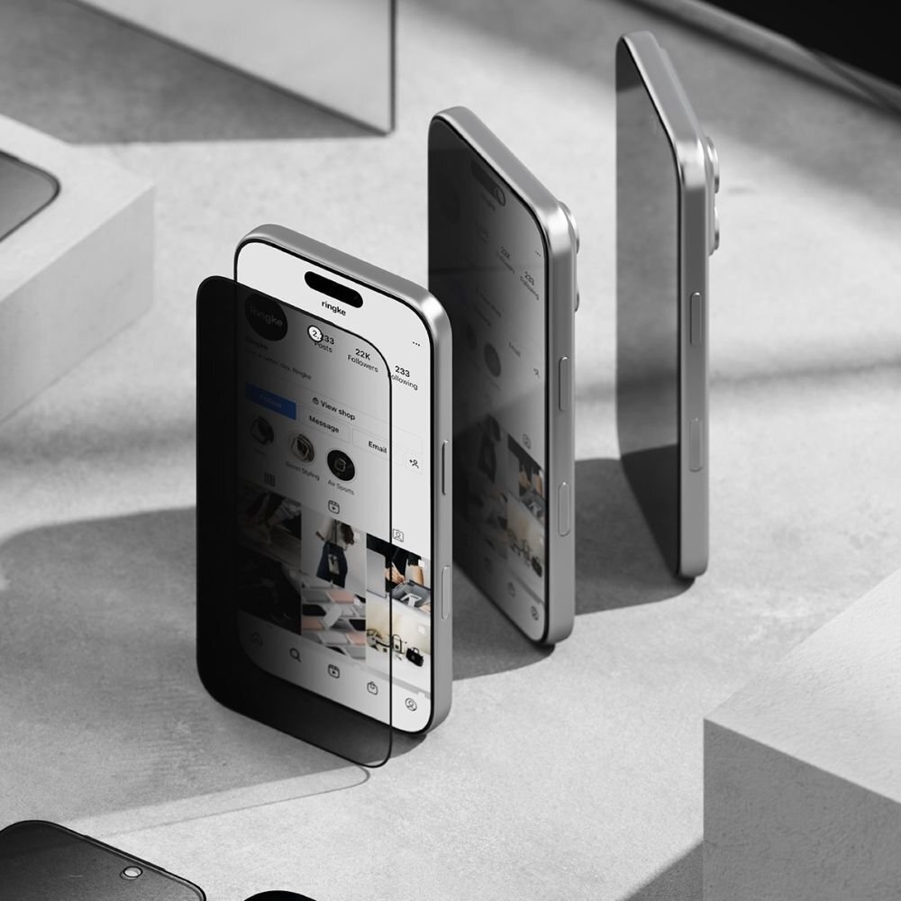 iPhone 17 Pro Max Ringke Easy Slide 2-pack privatumo stiklas 2