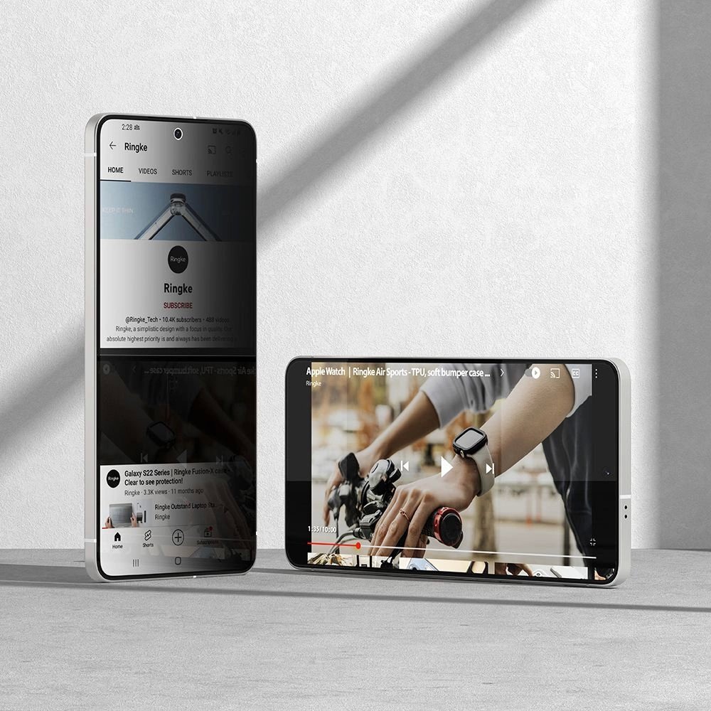 Samsung Galaxy S25 Edge Ringke Easy Slide 2-pack privatumo stiklas 2