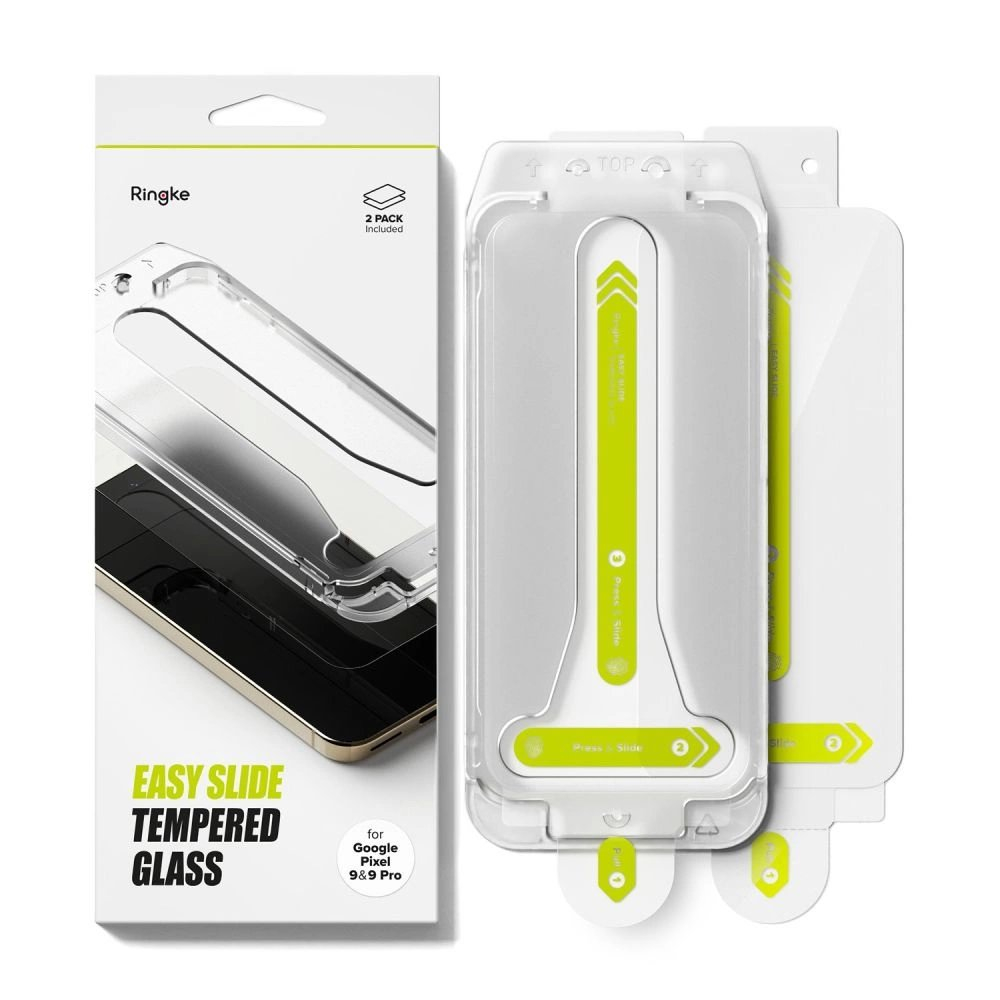 Google Pixel 9 / 9 Pro Ringke Easy Slide grūdintas stiklas (2 vnt.) 7 Google Pixel 9 / 9 Pro Ringke Easy Slide grūdintas stiklas (2 vnt.) 7