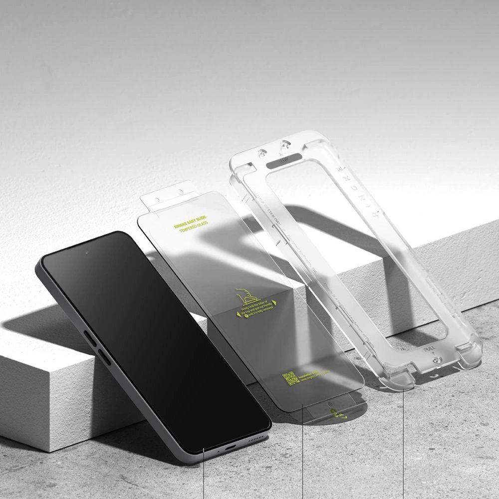 Nothing Phone 3A / 3A Pro Ringke Easy Slide grūdintas stiklas (2 vnt.) – skaidrus 3 Nothing Phone 3A / 3A Pro Ringke Easy Slide grūdintas stiklas (2 vnt.) – skaidrus 3