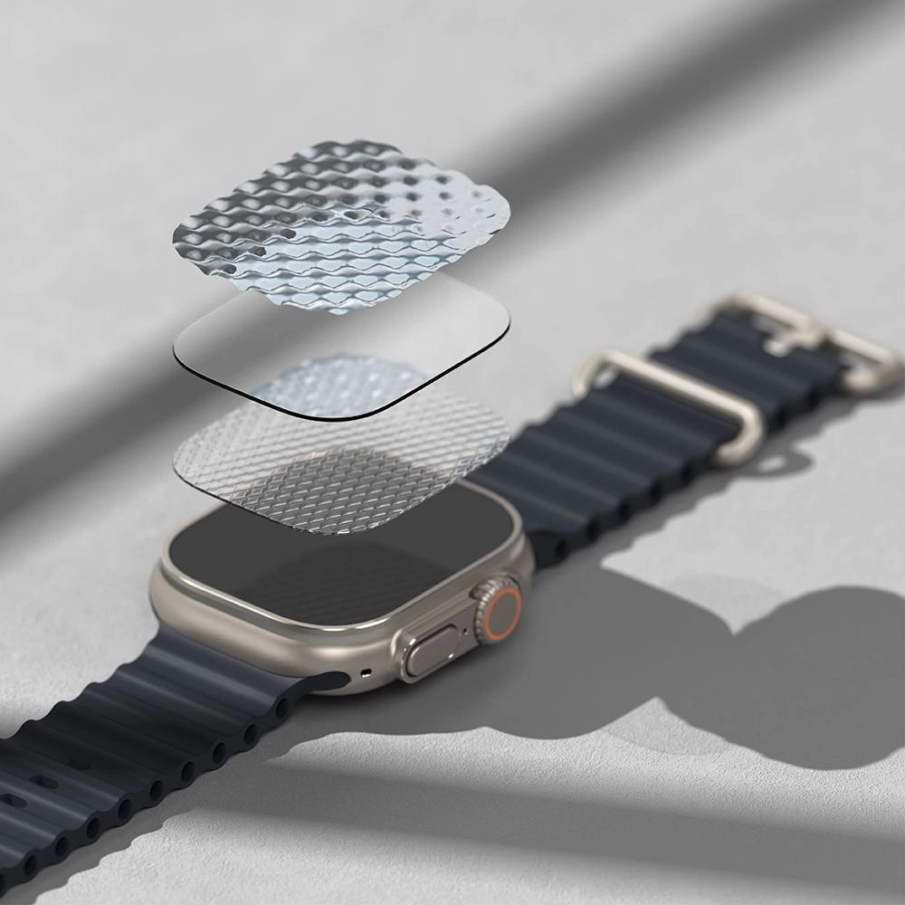 Ringke Easy Slide grūdintas stiklas skirtas Apple Watch Ultra 1/2 49mm – skaidrus 5