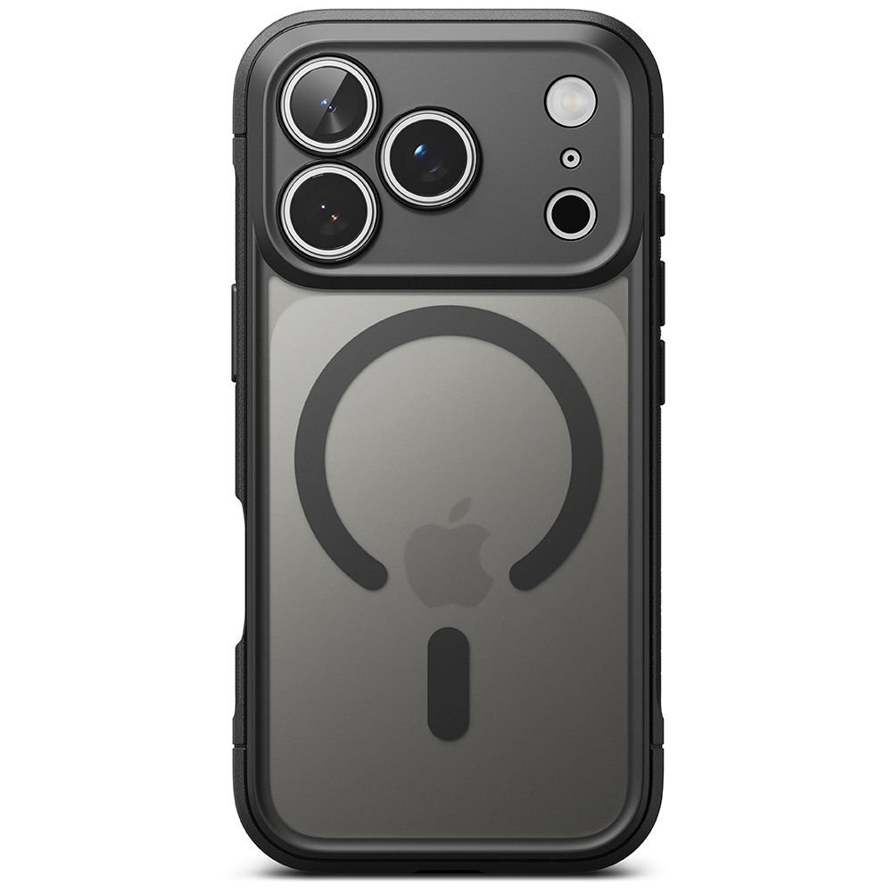 iPhone 17 Pro dėklas Ringke Fusion Bold Magnetic MagSafe – matinės juodos spalvos 2