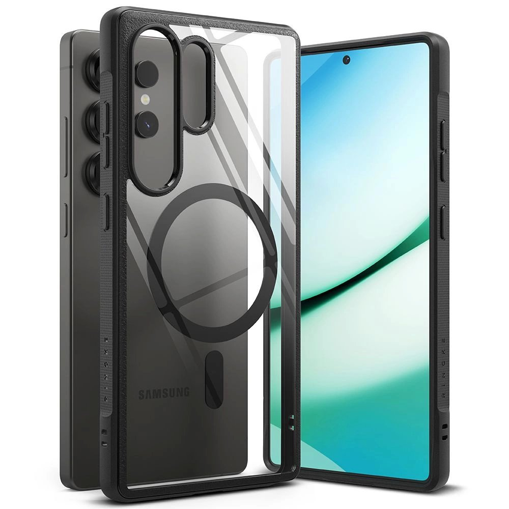 Ringke Fusion Bold MagSafe Dėklas skirtas Samsung Galaxy S25 Ultra - Juodas Ringke Fusion Bold MagSafe Dėklas skirtas Samsung Galaxy S25 Ultra - Juodas