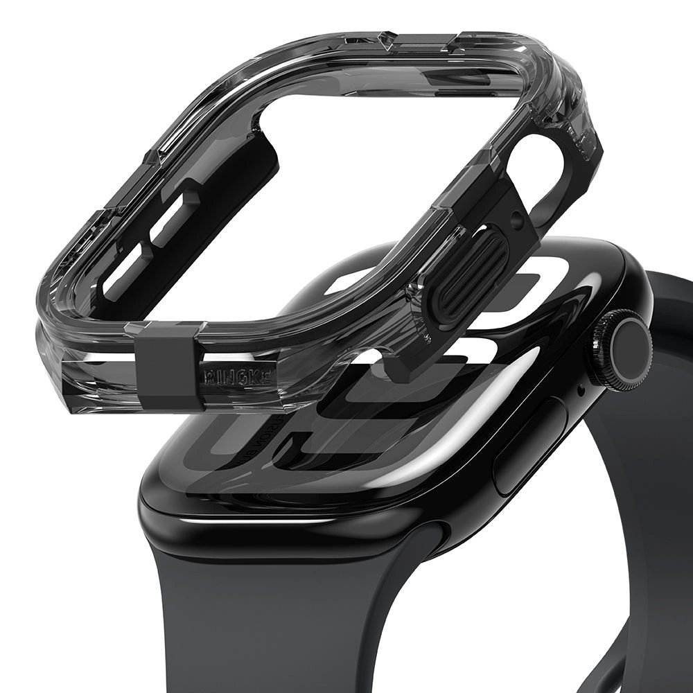 Ringke Fusion Bumper Dėklas skirtas Apple Watch 10 46mm - Juodas 1