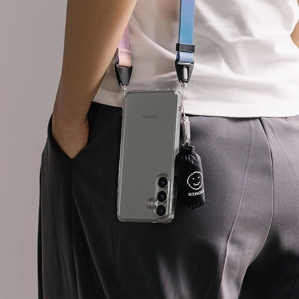 Ringke Fusion Dėklas skirtas Samsung Galaxy S25 - Permatomas 4