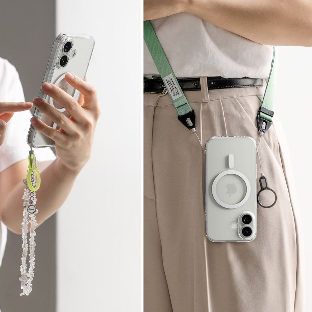 iPhone 17 dėklas Ringke Fusion Magnetic su MagSafe – skaidrus 6