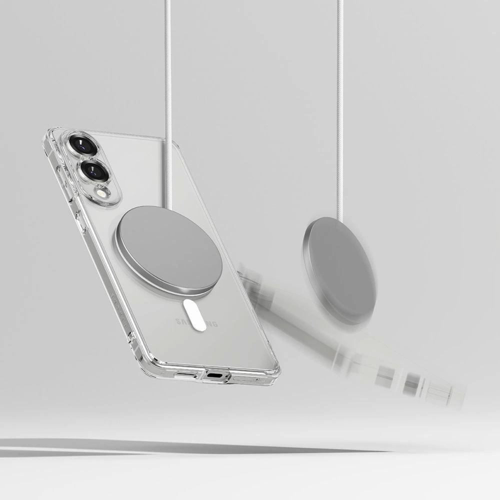 Samsung Galaxy S25 Edge Ringke Fusion Magnetic MagSafe dėklas - skaidrus 5