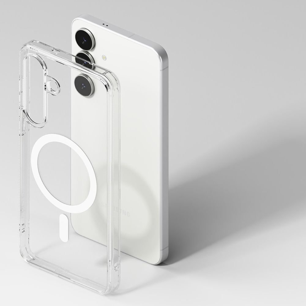 Samsung Galaxy S25 FE Ringke Fusion Magnetic MagSafe dėklas – skaidrus 3 Samsung Galaxy S25 FE Ringke Fusion Magnetic MagSafe dėklas – skaidrus 3