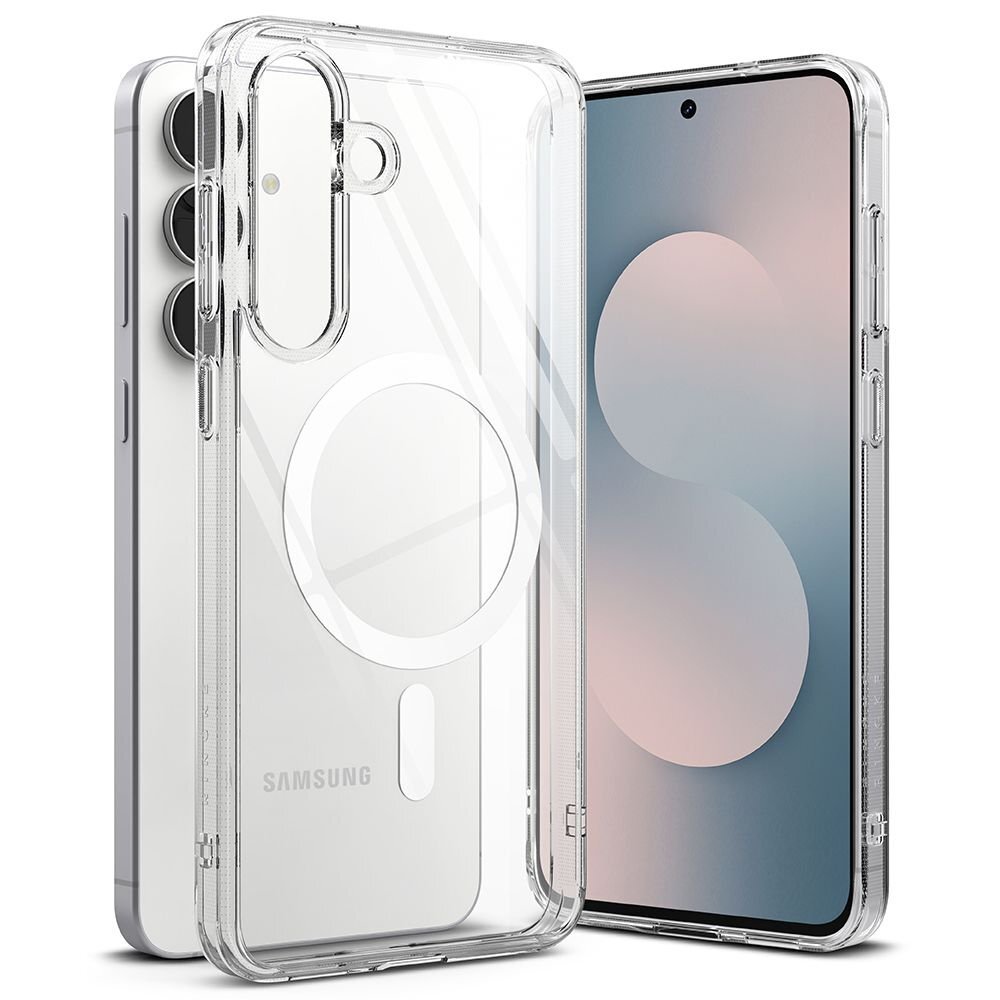 Samsung Galaxy S25 FE Ringke Fusion Magnetic MagSafe dėklas – skaidrus