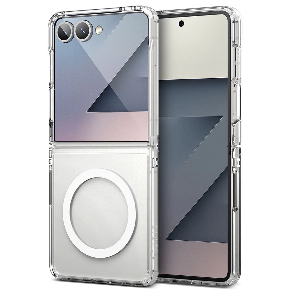 Samsung Galaxy Z Flip 7 dėklas Ringke Fusion Magnetic su MagSafe – skaidrus 3