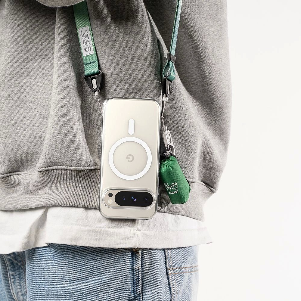 Ringke Fusion MagSafe Dėklas skirtas Google Pixel 9 / 9 Pro - Permatomas 7