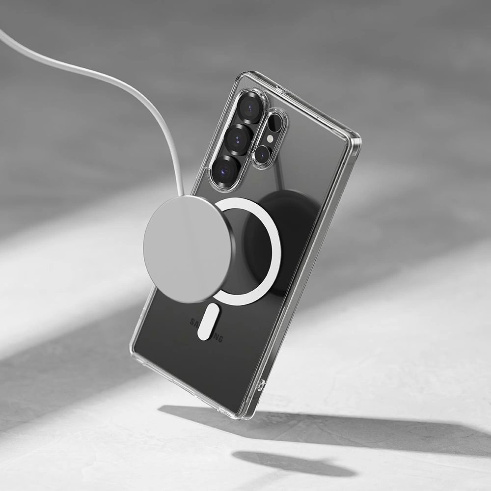 Ringke Fusion MagSafe Dėklas skirtas Samsung Galaxy S25 Ultra - Permatomas 5 Ringke Fusion MagSafe Dėklas skirtas Samsung Galaxy S25 Ultra - Permatomas 5