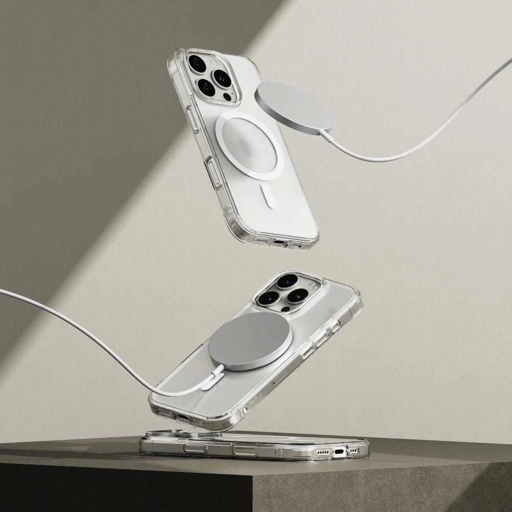 Ringke Fusion MagSafe iPhone 16 Pro Max Dėklas - Permatomas Matinis 4